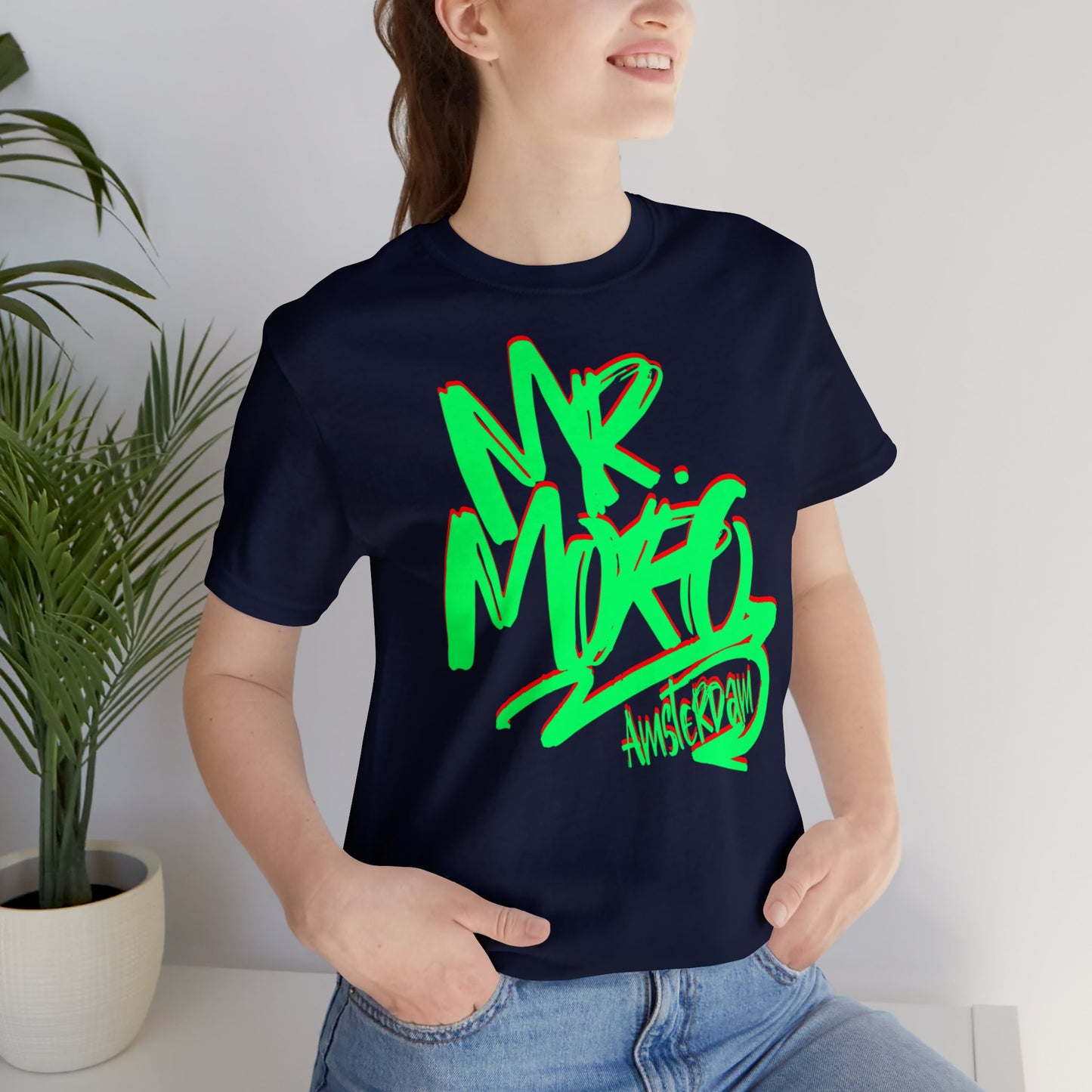 Mr.Moro Graffiti T-shirt Green/Red