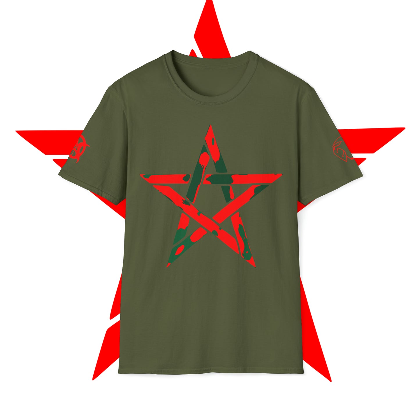 Giant Moroccan Star Red/Green